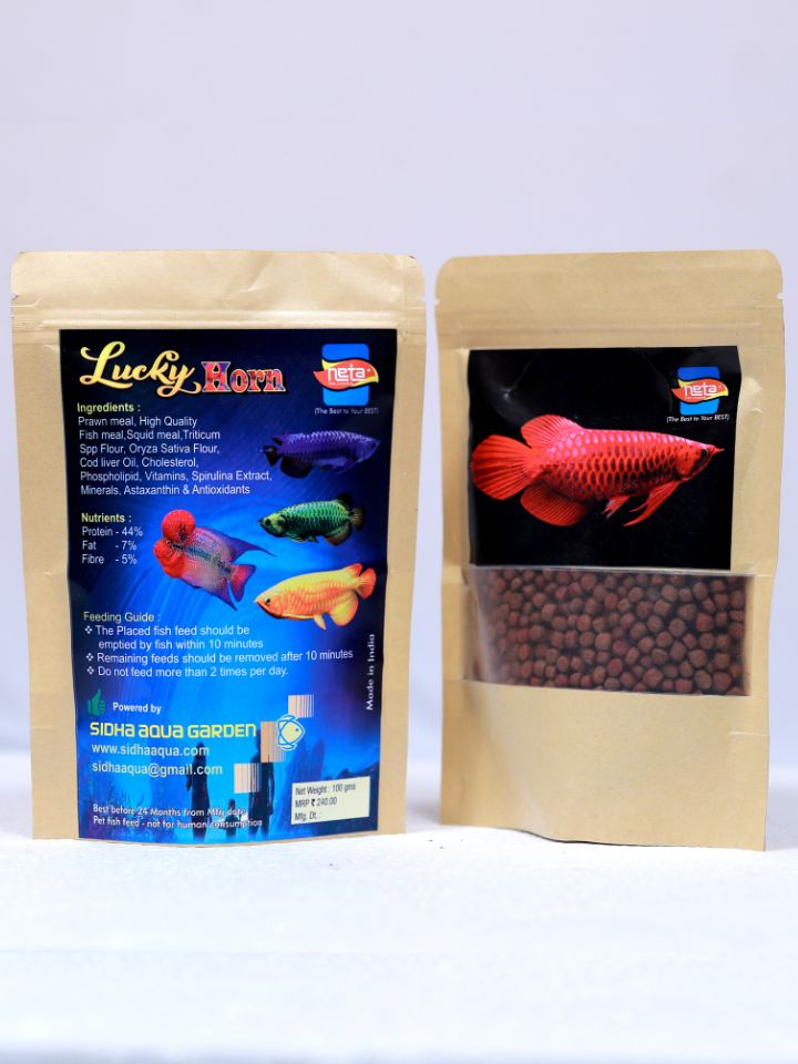 Lucky Horn – Flowerhorn Special Growth & Color Enhancing Food